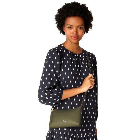 New Kate Spade Sadie Crossbody Saffiano Leather Seaweed - Picture 3 of 5